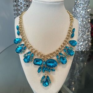 Sea blue necklace